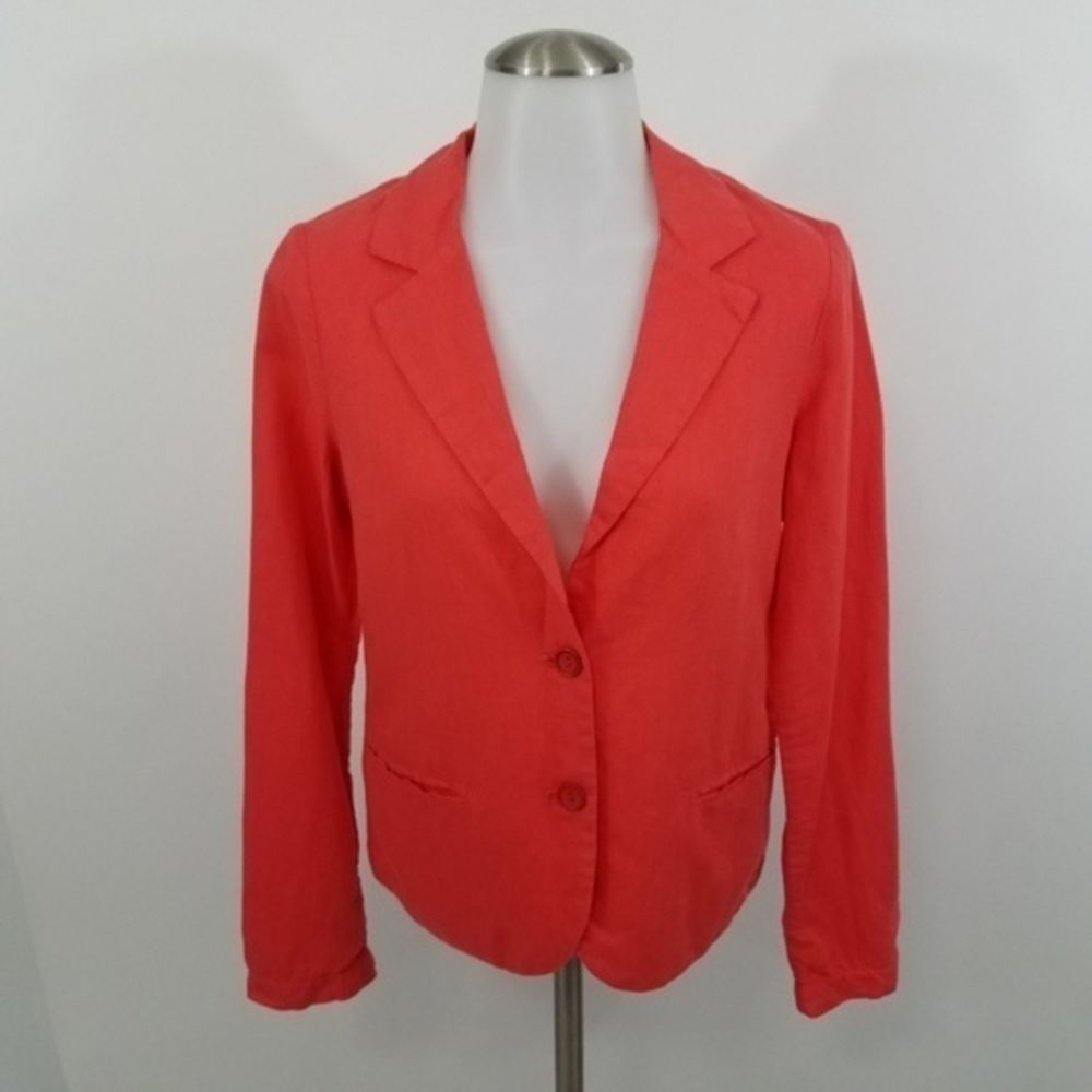 Splendid blazer M orange‎ linen blend paprika $148